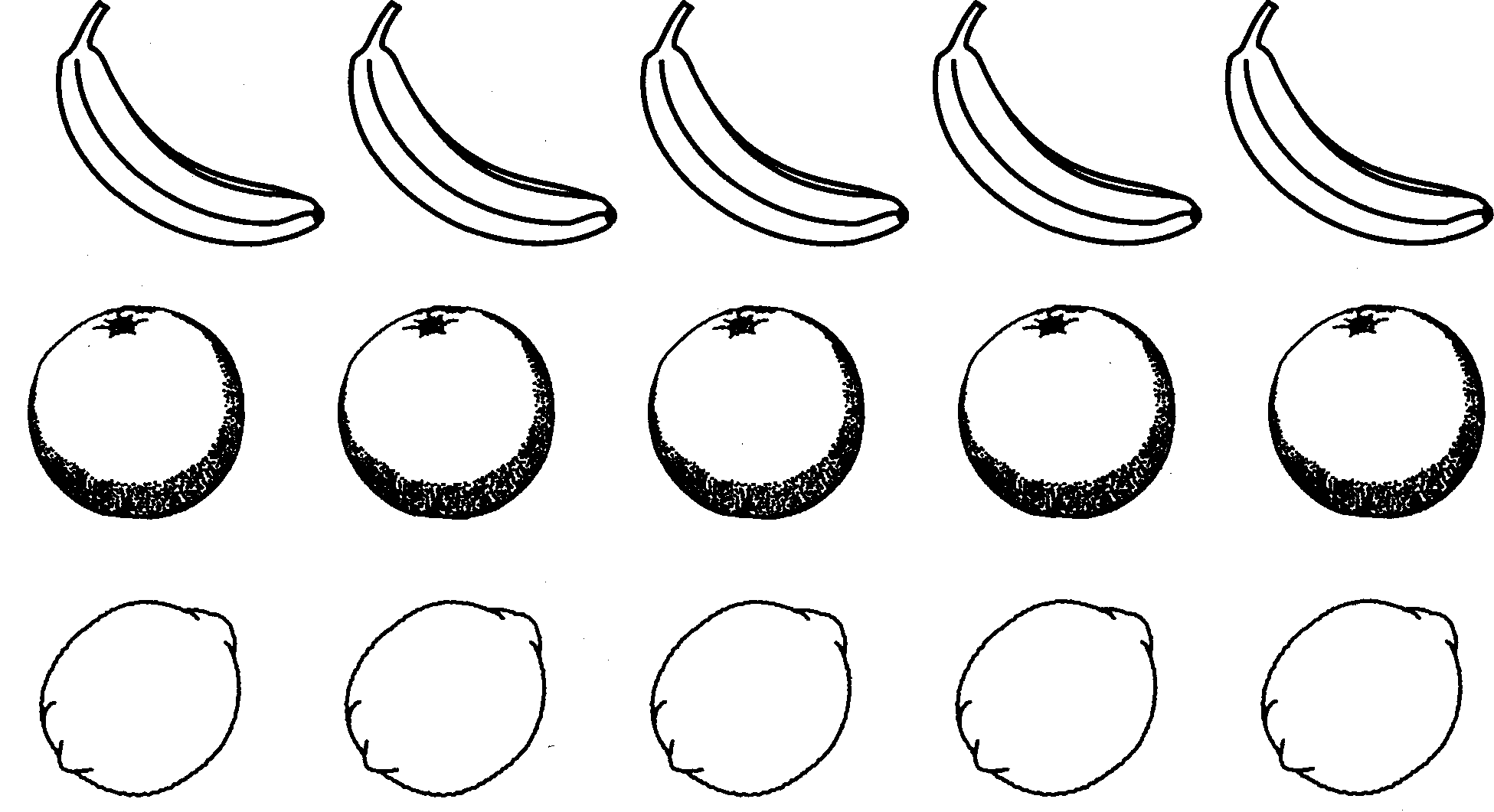 фрукты круглой формы картинки для детей